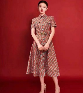 빈티지 반팔 원피스   ﻿  c. vintage short-sleeved dress