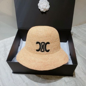 자수 왕골 버킷햇   ﻿ C. NEW Summer Embroidery big bone bucket hat