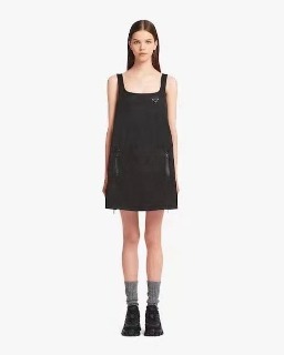 2022 여성 삼각형 라벨 포인트 미니 드레스    P. 2022 Women&#039;s Triangular Label Point Mini Dress