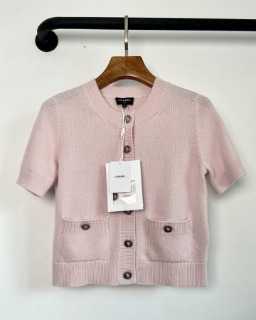 봄 스타일 핑크 니트 가디건 스웨터  C. spring style pink knit cardigan sweater