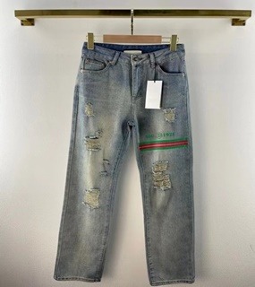 여성 빈티지 포인트 데님 팬츠  G . women&#039;s vintage accentuation denim pants