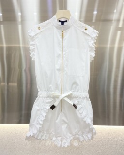 봄/여름 소매 프릴 레이스 민소매 자켓  L. spring/summer sleeve frill lace sleeveless jacket