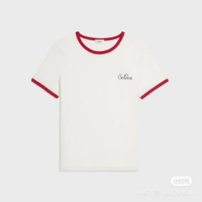 여성 심플 자수 로고 티셔츠   C. Women&#039;s Simple Embroidered Logo T-Shirt