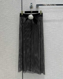 시스루 망사 섹시한 스타일 롱스커트  C. See-through mesh sexy style long skirt