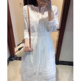 여름 시원한 시스루 화이트 원피스   Summer Cool See-Through White Dress