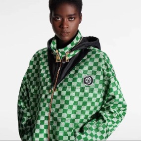 심플 패턴 디자인 그린 자켓   L. simple pattern design green jacket
