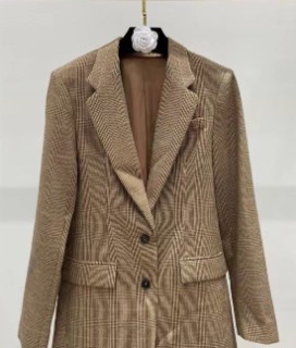 여성 데일리 정장 브라운 자켓    C. Women&#039;s Daily Suit Brown Jacket
