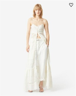 여성 민소매 레이스 롱 드레스   I. Women&#039;s sleeveless lace long dress