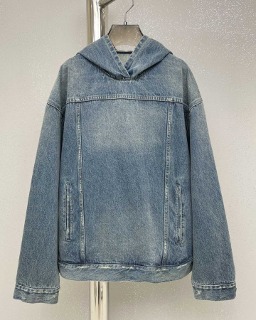 빈티지 디자인 청 후드 자켓   vintage design denim hooded jacket