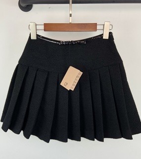 여성 데일리 심플 블랙 미니스커트   Women&#039;s Daily Simple Black Mini Skirt