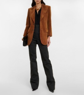 브라운 컬러 심플 자켓   Brown color simple jacket