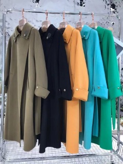 여성 여러컬러 디자인 롱코트  women&#039;s multi-color design long coat