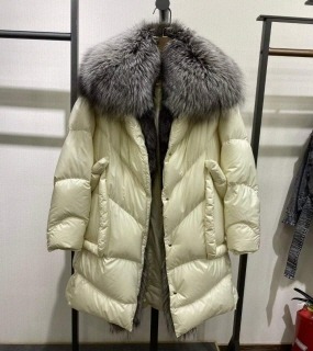 후드 긴팔 롱패딩  Hood long-sleeved long padded coat