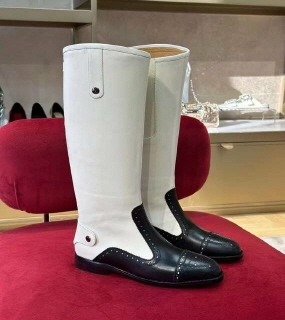 명품 브랜드 가죽 롱부츠  Luxury Brand Leather Long Boots