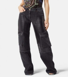 패션 가죽 청바지  fashion leather jeans