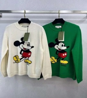 미키 마우스 디자인 긴팔 니트  Mickey Mouse Design Long-Sleeved Knitwear