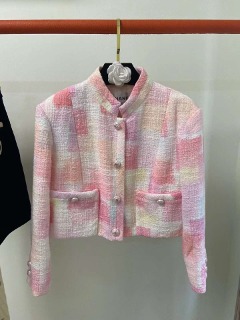 핑크 크롭 자켓  Pink cropped jacket