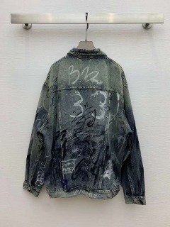 힙한 디자인 청자켓   a hip-hop design jean jacket