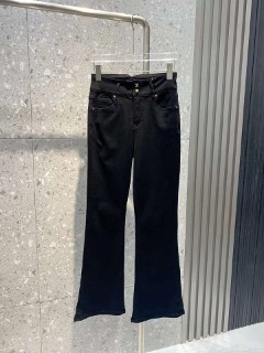 하이웨스트 블랙 팬츠   high-waist black pants
