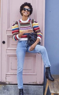 컬러풀 여성 니트   colorful women&#039;s knitwear