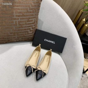 샤넬 여성 리본 플랫슈즈   Chanel Women&#039;s Ribbon Flat Shoes