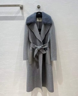 가죽 포켓 롱코트   leather pocket long coat